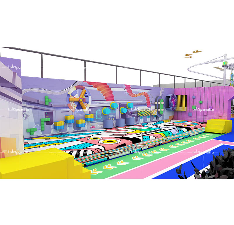 Customizable indoor activities: indoor trampoline Park, Playground & modular obstacle course